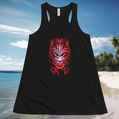 Pele | Red | Women's Flowy Racerback Tank