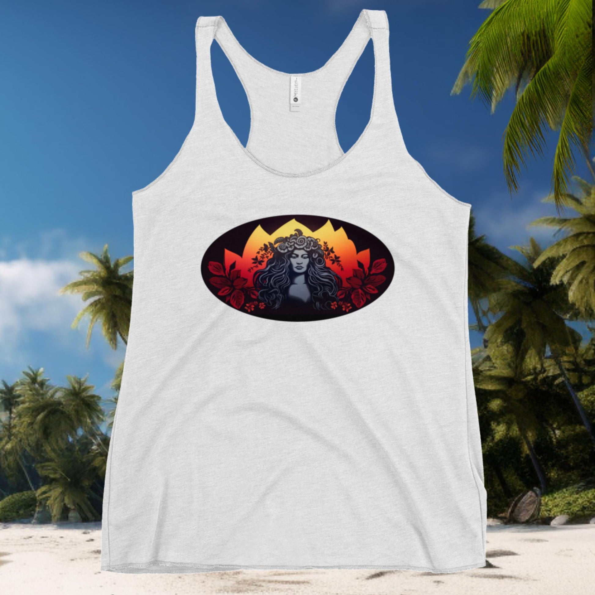 Women's Racerback Tank - Pele - MoKo Designs