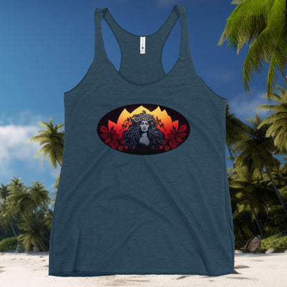 Women's Racerback Tank - Pele - MoKo Designs