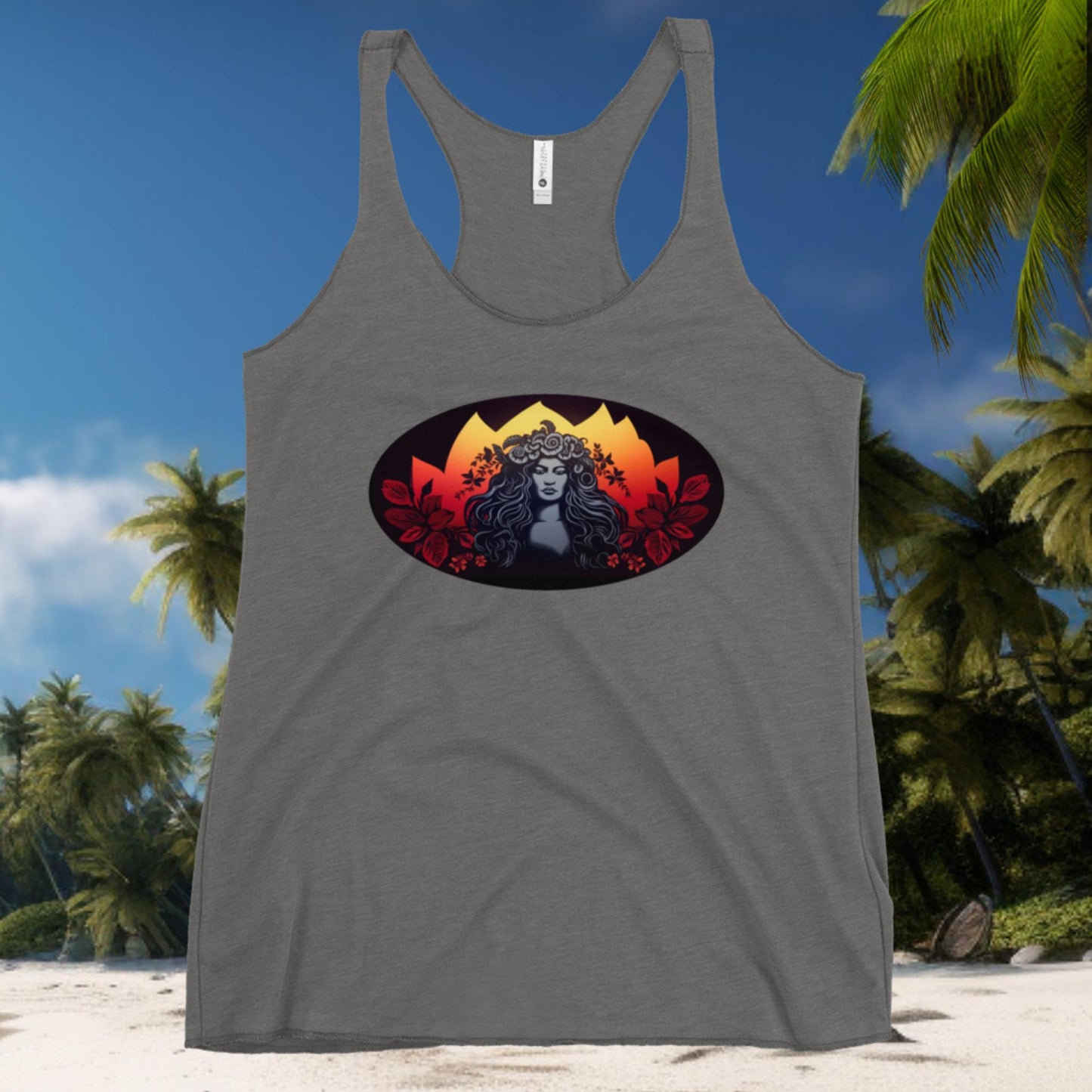 Women's Racerback Tank - Pele - MoKo Designs