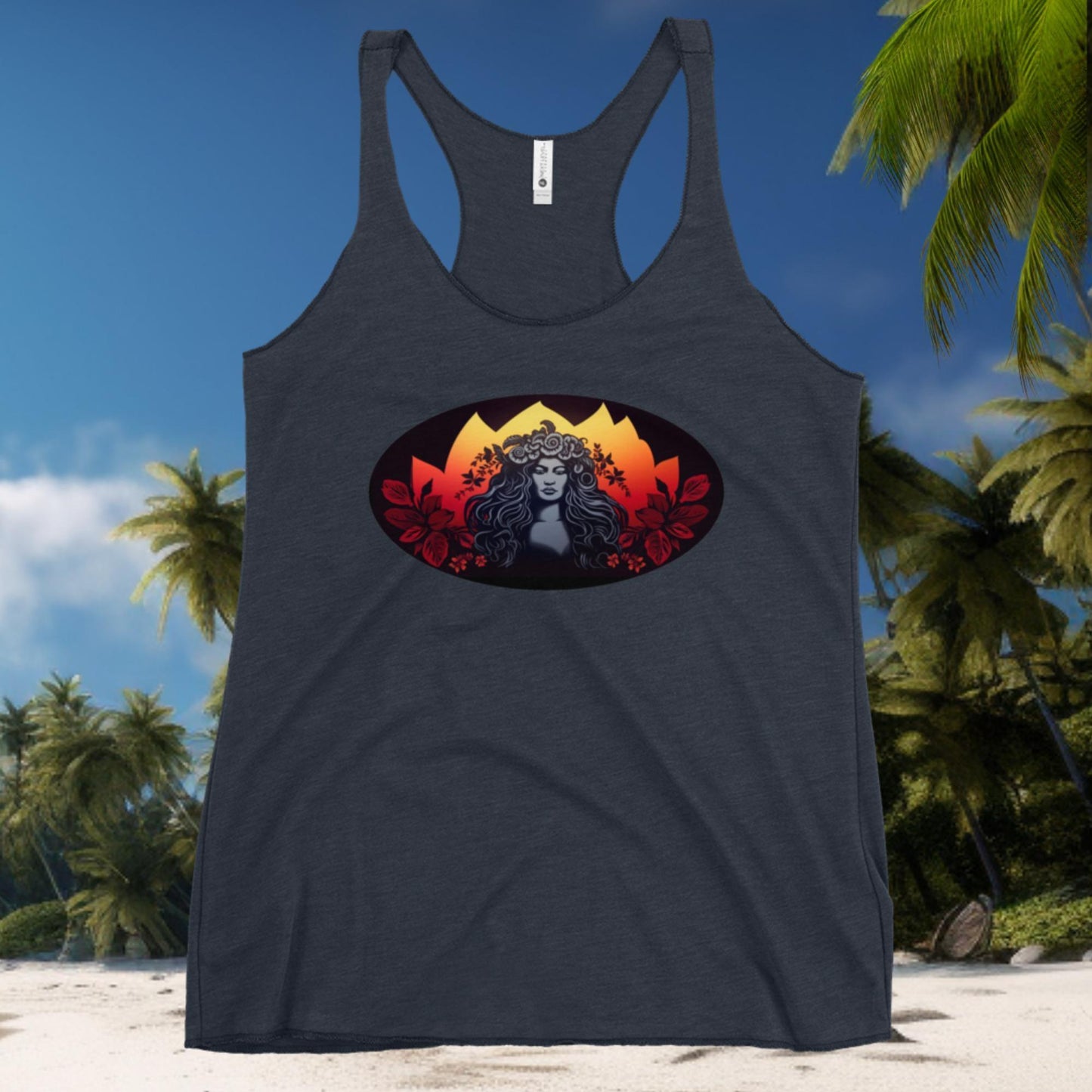 Women's Racerback Tank - Pele - MoKo Designs