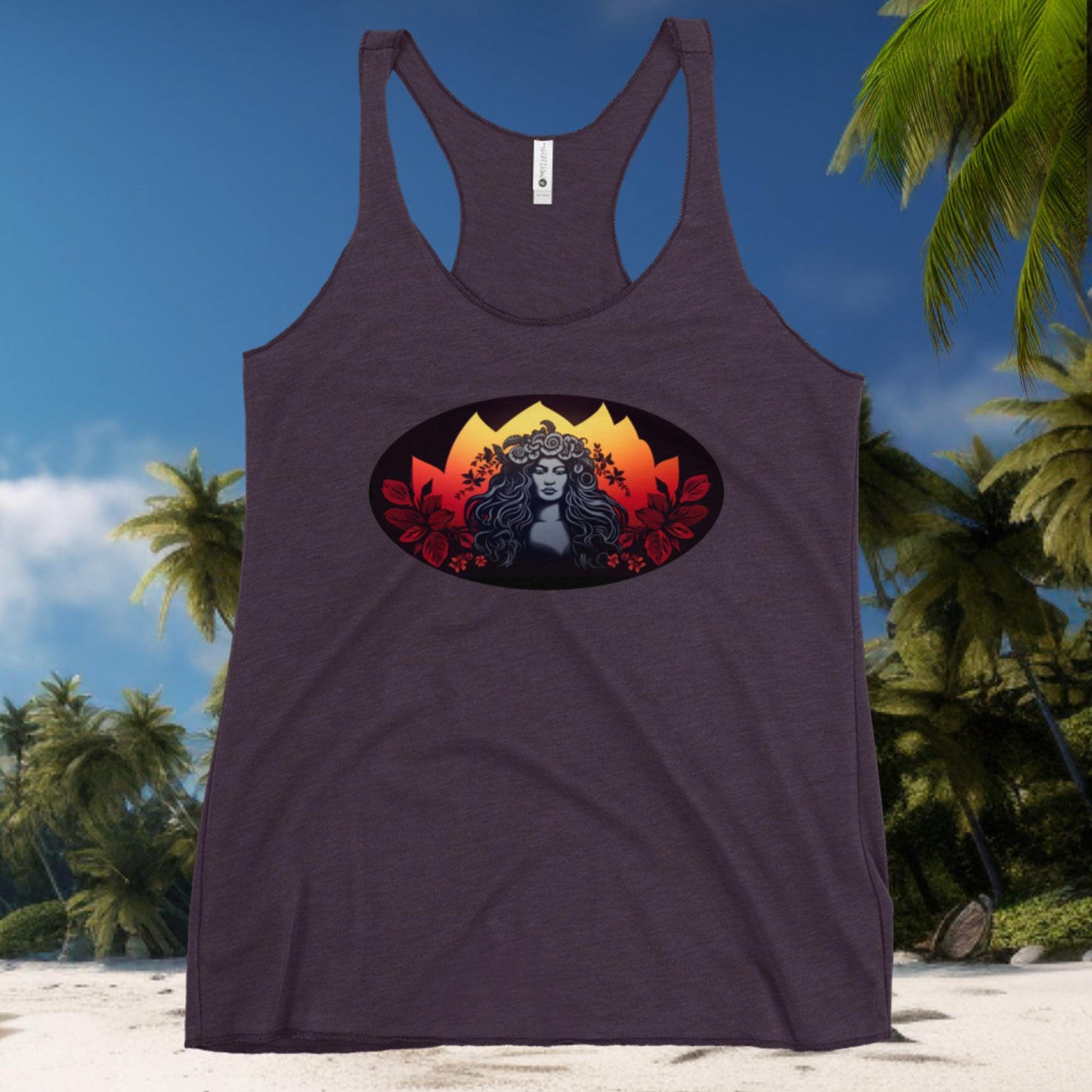 Women's Racerback Tank - Pele - MoKo Designs