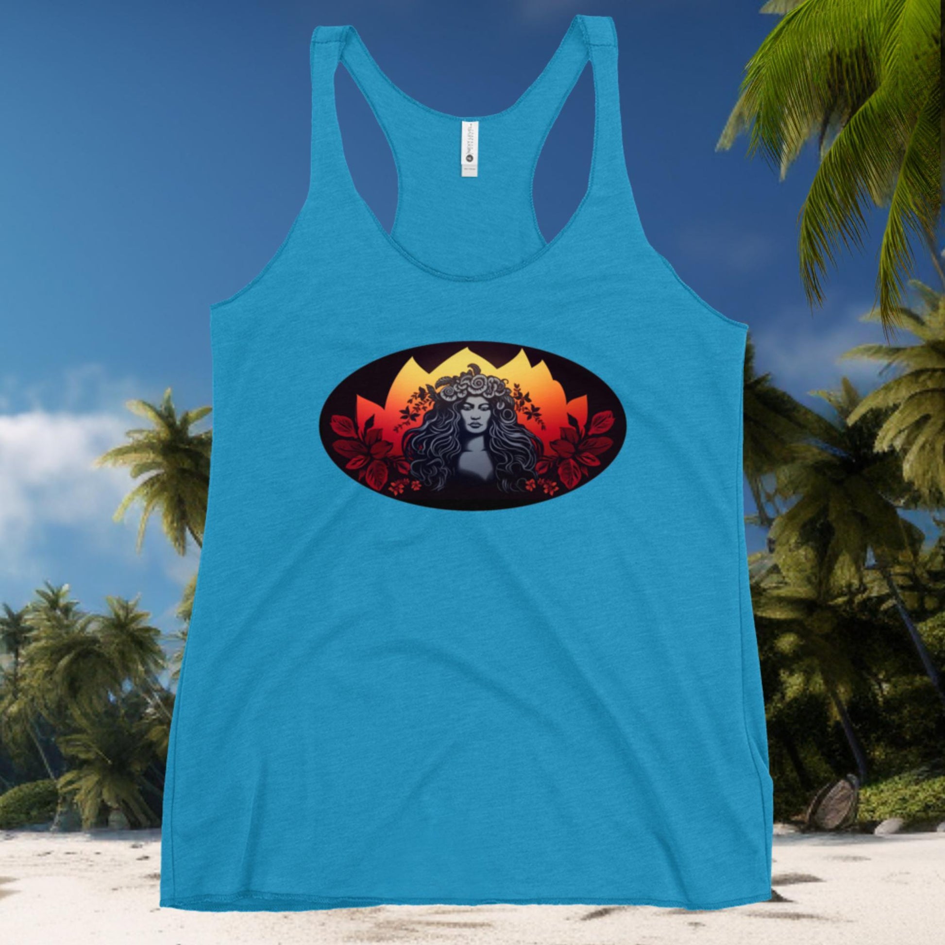 Women's Racerback Tank - Pele - MoKo Designs